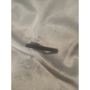 gunmetal black tie clip bar unbranded classic‎